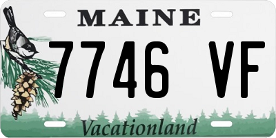 ME license plate 7746VF