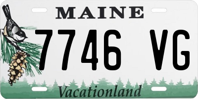 ME license plate 7746VG