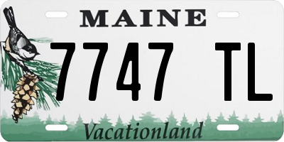 ME license plate 7747TL