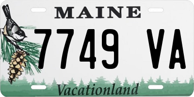 ME license plate 7749VA