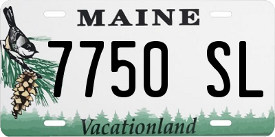 ME license plate 7750SL