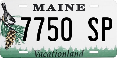 ME license plate 7750SP