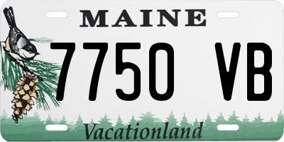 ME license plate 7750VB