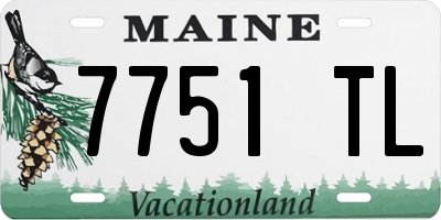 ME license plate 7751TL