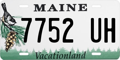 ME license plate 7752UH