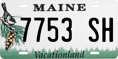 ME license plate 7753SH