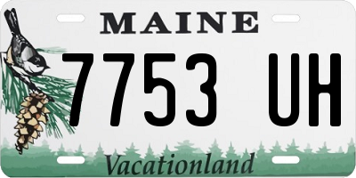 ME license plate 7753UH