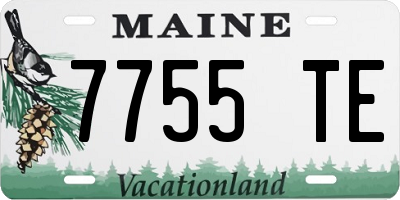 ME license plate 7755TE