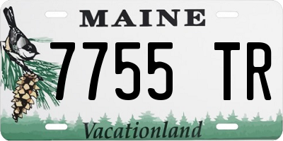 ME license plate 7755TR