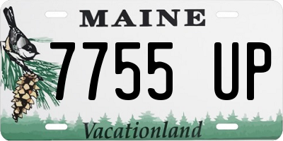 ME license plate 7755UP