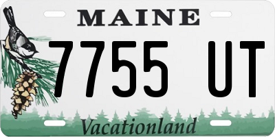 ME license plate 7755UT