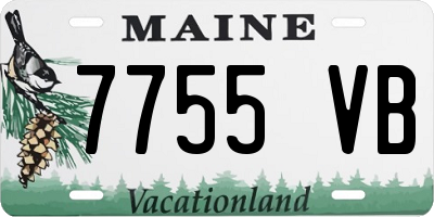 ME license plate 7755VB