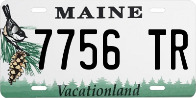 ME license plate 7756TR