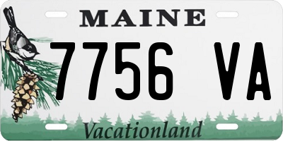 ME license plate 7756VA