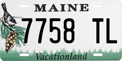 ME license plate 7758TL