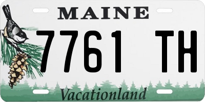 ME license plate 7761TH