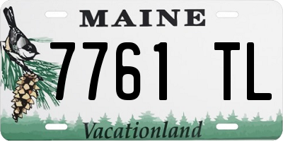 ME license plate 7761TL