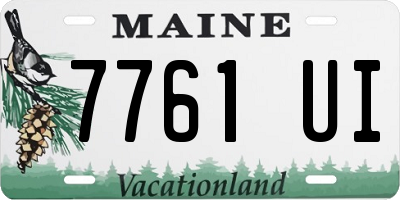ME license plate 7761UI