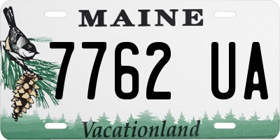 ME license plate 7762UA
