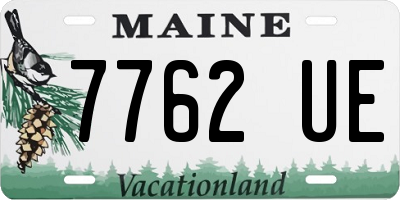 ME license plate 7762UE