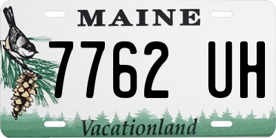 ME license plate 7762UH