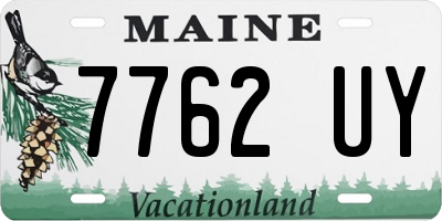 ME license plate 7762UY