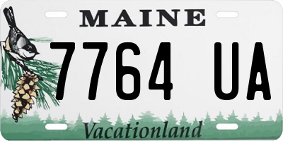 ME license plate 7764UA