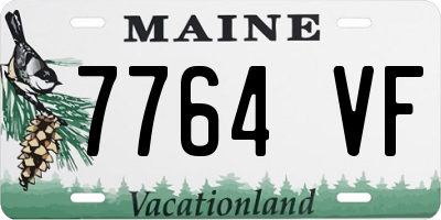 ME license plate 7764VF