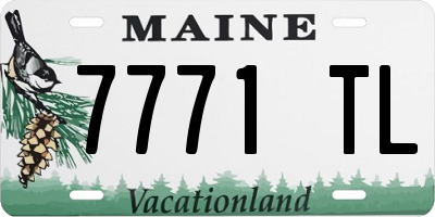 ME license plate 7771TL