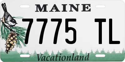 ME license plate 7775TL