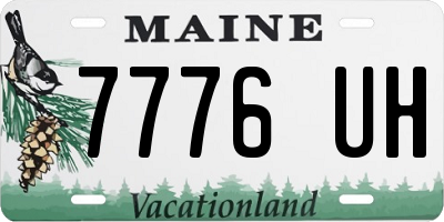 ME license plate 7776UH