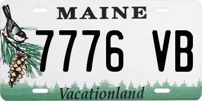 ME license plate 7776VB