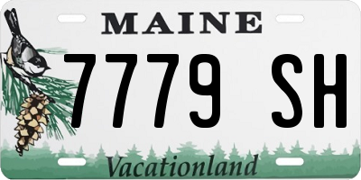 ME license plate 7779SH