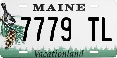 ME license plate 7779TL