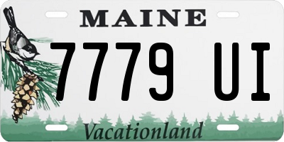 ME license plate 7779UI