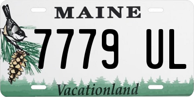 ME license plate 7779UL