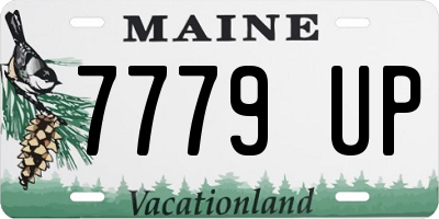 ME license plate 7779UP