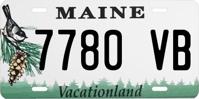 ME license plate 7780VB