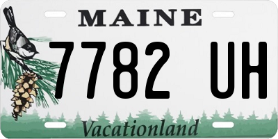 ME license plate 7782UH