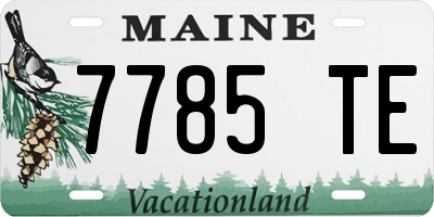 ME license plate 7785TE