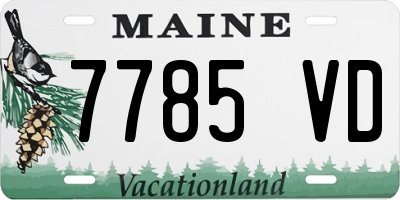 ME license plate 7785VD
