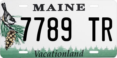 ME license plate 7789TR