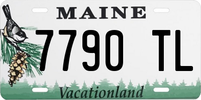 ME license plate 7790TL