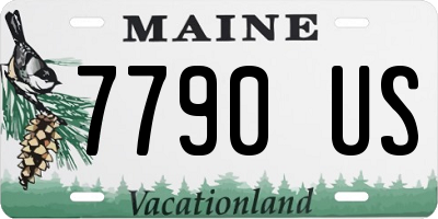 ME license plate 7790US