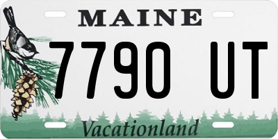 ME license plate 7790UT