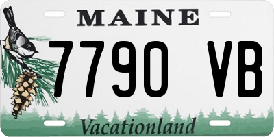 ME license plate 7790VB