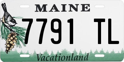 ME license plate 7791TL