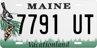 ME license plate 7791UT