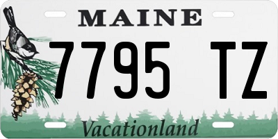 ME license plate 7795TZ