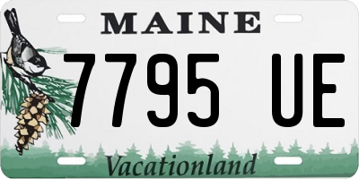 ME license plate 7795UE